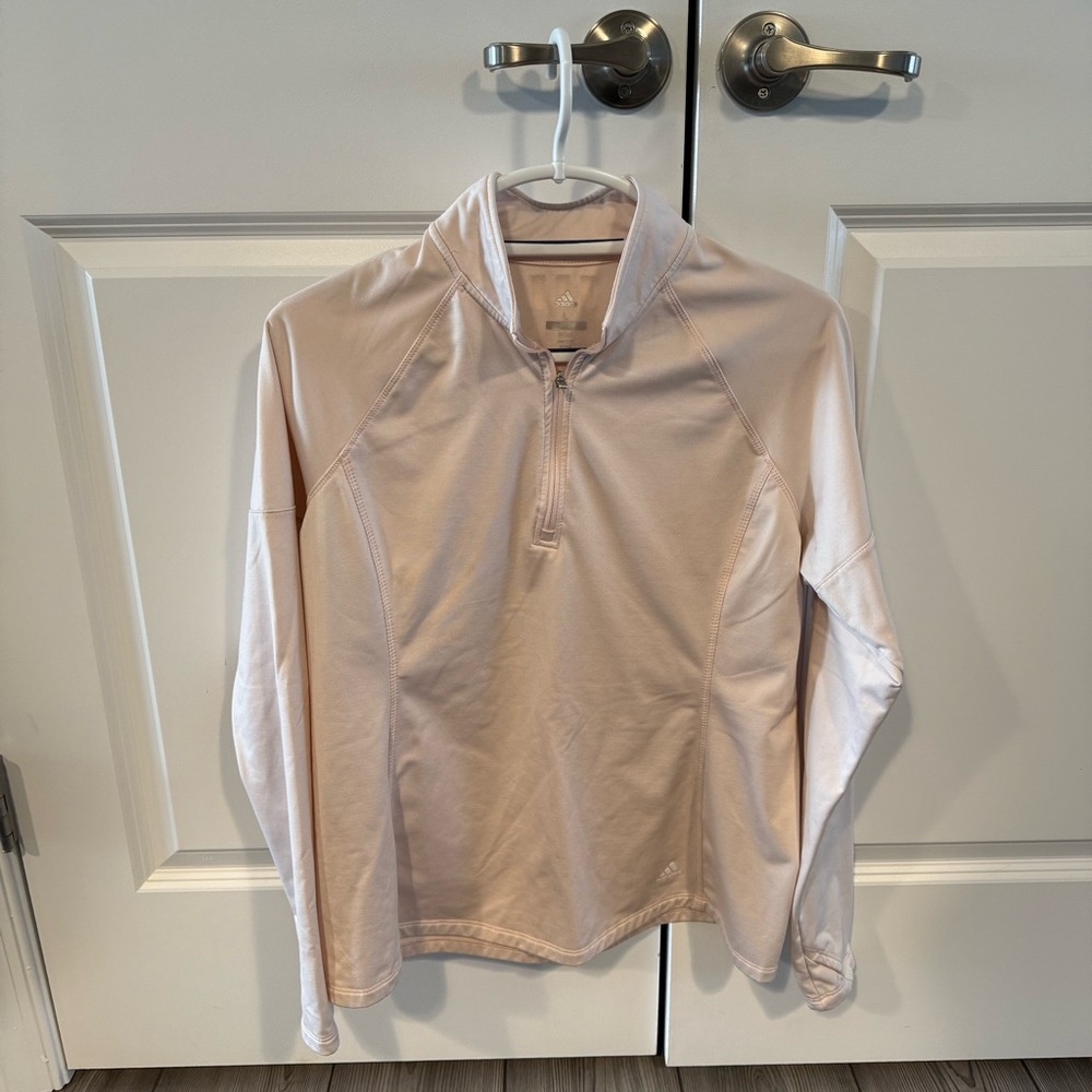 Adidas Pink 3/4 Zip